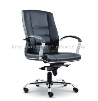 MEDIUM BACK DIRECTOR CHAIR | LEATHER OFFICE CHAIR SEMENYIH SELANGOR