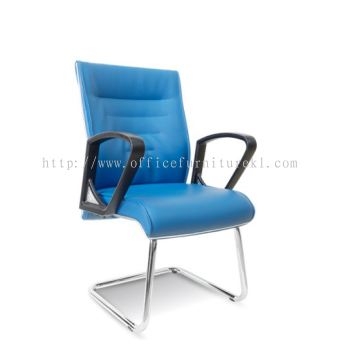 VISITOR EXECUTIVE CHAIR | LEATHER OFFICE CHAIR KEPONG KL