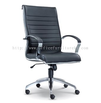 HIGH BACK EXECUTIVE CHAIR | LEATHER OFFICE CHAIR SENTUL KL