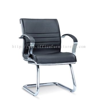 VISITOR EXECUTIVE CHAIR | LEATHER OFFICE CHAIR CHAN SOW LIN KL