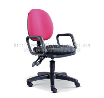 ZOFI LOW BACK STANDARD CHAIR | FABRIC OFFICE CHAIR BATU CAVES SELANGOR