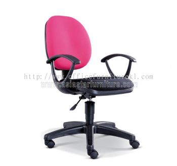 ZOFI LOW BACK STANDARD CHAIR | FABRIC OFFICE CHAIR BALAKONG SELANGOR