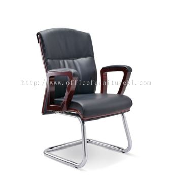 VISITOR DIRECTOR CHAIR | LEATHER OFFICE CHAIR SETAPAK KL