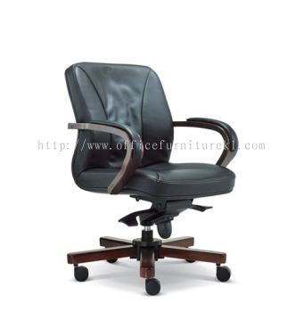 LOW BACK DIRECTOR CHAIR | LEATHER OFFICE CHAIR SUNGAI PETANI KEDAH