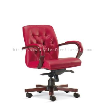 LOW BACK DIRECTOR CHAIR | LEATHER OFFICE CHAIR SUBANG SELANGOR