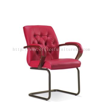 VISITOR DIRECTOR CHAIR | LEATHER OFFICE CHAIR BUKIT JELUTONG SELANGOR