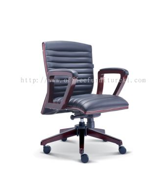 LOW BACK DIRECTOR CHAIR | LEATHER OFFICE CHAIR SERDANG SELANGOR