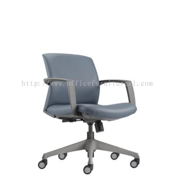 LOW BACK EXECUTIVE CHAIR | LEATHER OFFICE CHAIR SUNGAI PETANI KEDAH