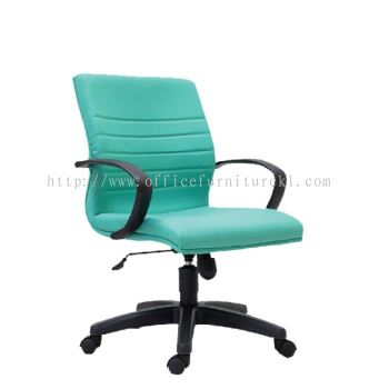 BONA LOW BACK STANDARD CHAIR | FABRIC OFFICE CHAIR BATU CAVES SELANGOR