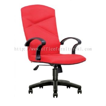 HARMONI HIGH BACK STANDARD CHAIR | FABRIC OFFICE CHAIR SRI HARTAMAS KL