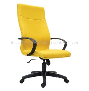 LARIX HIGH BACK STANDARD CHAIR | FABRIC OFFICE CHAIR GOMBAK KL