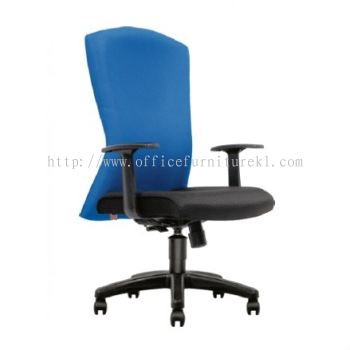 CHERRY MEDIUM BACK STANDARD CHAIR | FABRIC OFFICE CHAIR SETIA ALAM SELANGOR