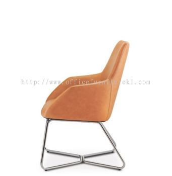 VISITOR EXECUTIVE CHAIR | LEATHER OFFICE CHAIR SEGAMBUT KL