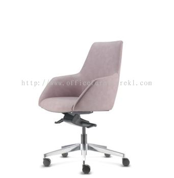 MEDIUM BACK EXECUTIVE CHAIR | LEATHER OFFICE CHAIR BUKIT JALIL KL