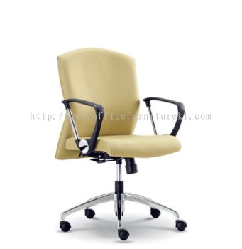 LOW BACK EXECUTIVE CHAIR | LEATHER OFFICE CHAIR BUKIT TINGGI SELANGOR