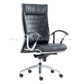 HIGH BACK DIRECTOR CHAIR | LEATHER OFFICE CHAIR CHERAS KL