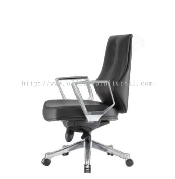 LOW BACK DIRECTOR CHAIR | LEATHER OFFICE CHAIR BUKIT JALIL KL