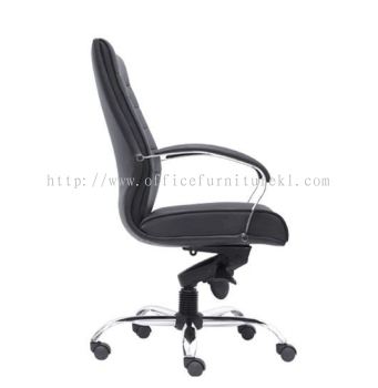 MEDIUM BACK DIRECTOR CHAIR | LEATHER OFFICE CHAIR KEPONG KL