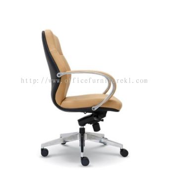 LOW BACK DIRECTOR CHAIR | LEATHER OFFICE CHAIR PUCHONG SELANGOR