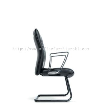 VISITOR DIRECTOR CHAIR | LEATHER OFFICE CHAIR SETIA ALAM SELANGOR