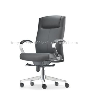 MEDIUM BACK DIRECTOR CHAIR | LEATHER OFFICE CHAIR PUTRAJAYA WP