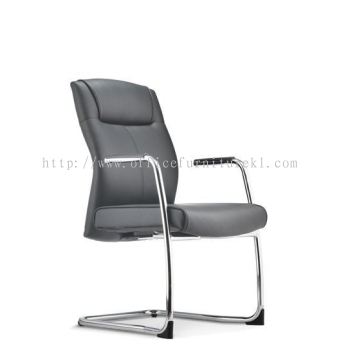 VISITOR DIRECTOR CHAIR | LEATHER OFFICE CHAIR BANGI SELANGOR