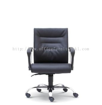 LOW BACK DIRECTOR CHAIR | LEATHER OFFICE CHAIR UPTOWN PJ SELANGOR