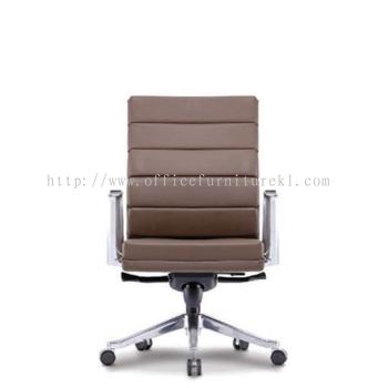 LOW BACK DIRECTOR CHAIR | LEATHER OFFICE CHAIR RAWANG SELANGOR