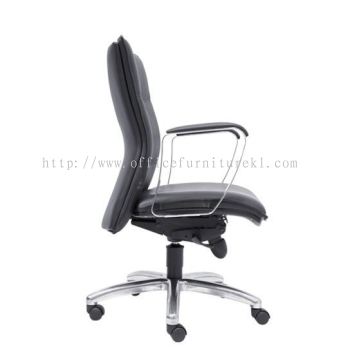 LOW BACK DIRECTOR CHAIR | LEATHER OFFICE CHAIR GOMBAK KL