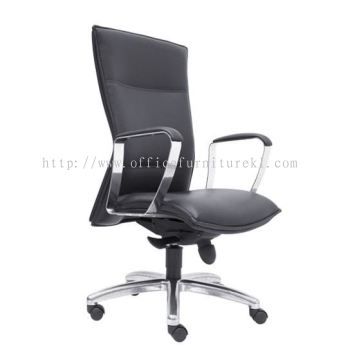 MEDIUM BACK DIRECTOR CHAIR | LEATHER OFFICE CHAIR BUKIT JALIL KL