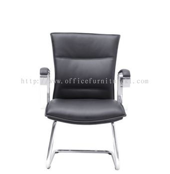 VISITOR DIRECTOR CHAIR | LEATHER OFFICE CHAIR SEGAMBUT KL