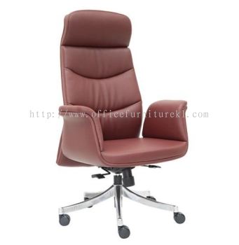 HIGH BACK DIRECTOR CHAIR | LEATHER OFFICE CHAIR SUNWAY DAMANSARA PJ