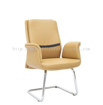 VISITOR DIRECTOR CHAIR | LEATHER OFFICE CHAIR SETAPAK KL