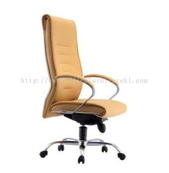 HIGH BACK DIRECTOR CHAIR | LEATHER OFFICE CHAIR IPOH PERAK