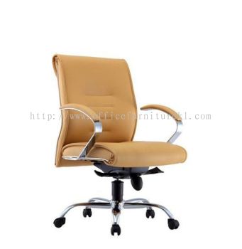 LOW BACK DIRECTOR CHAIR | LEATHER OFFICE CHAIR SUNGAI PETANI KEDAH