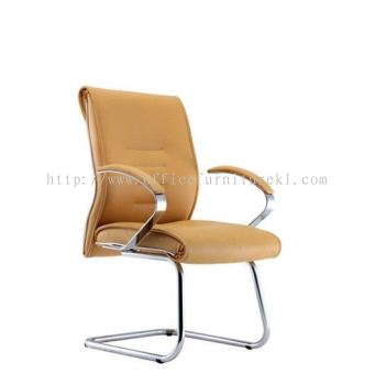 VISITOR DIRECTOR CHAIR | LEATHER OFFICE CHAIR BUKIT MERTAJAM P.PINANG