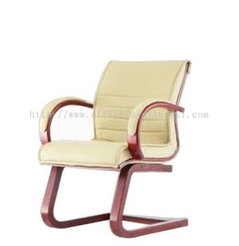 CANTARA 2A DIRECTOR VISITOR LEATHER OFFICE CHAIR - Mid Year Sale | Wooden Director Office Chair Oasis Ara Damansara | Wooden Director Office Chair Taipan 2 Damansara | Wooden Director Office Chair Bandar Teknologi Kajang 