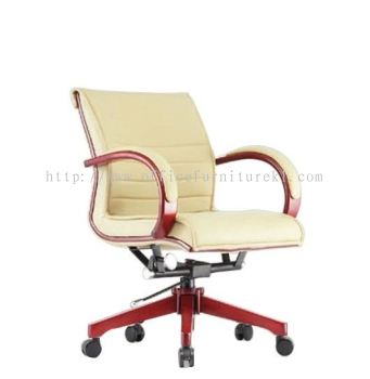 CANTARA LOW BACK DIRECTOR CHAIR | LEATHER OFFICE CHAIR TROPICANA PJ