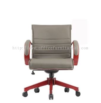 LOW BACK DIRECTOR CHAIR | LEATHER OFFICE CHAIR RAWANG SELANGOR