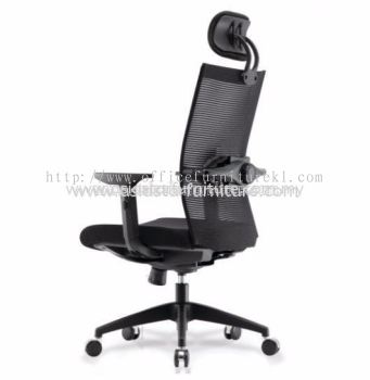 HIGH BACK ERGONOMIC CHAIR | MESH OFFICE CHAIR NILAI N.SEMBILAN