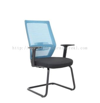 VISITOR ERGONOMIC CHAIR | MESH OFFICE CHAIR GOMBAK KL