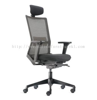 HIGH BACK ERGONOMIC CHAIR | MESH OFFICE CHAIR KEMAMAN TERENGGANU