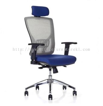 HIGH BACK ERGONOMIC CHAIR | MESH OFFICE CHAIR SRI PETALING KL