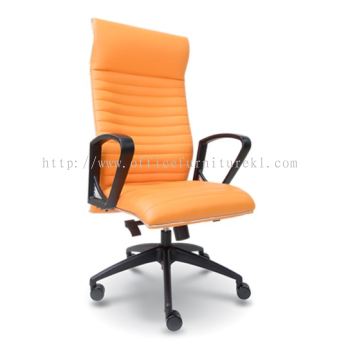 HIGH BACK EXECUTIVE CHAIR | LEATHER OFFICE CHAIR GLENMARIE SELANGOR