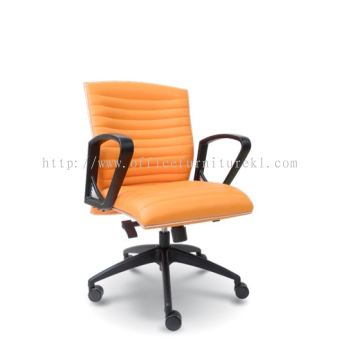 LOW BACK EXECUTIVE CHAIR | LEATHER OFFICE CHAIR KOTA KEMUNING SELANGOR