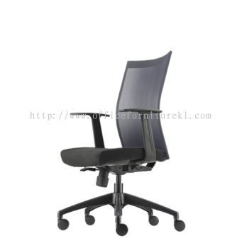 MEDIUM BACK EXECUTIVE CHAIR | LEATHER OFFICE CHAIR PUNCAK ALAM SELANGOR