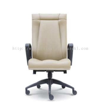 HIGH BACK EXECUTIVE CHAIR | LEATHER OFFICE CHAIR SELAYANG SELANGOR