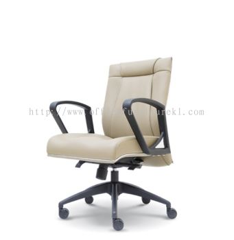 LOW BACK EXECUTIVE CHAIR | LEATHER OFFICE CHAIR SERDANG SELANGOR