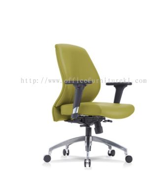 LOW BACK EXECUTIVE CHAIR | LEATHER OFFICE CHAIR BOTANIC SELANGOR