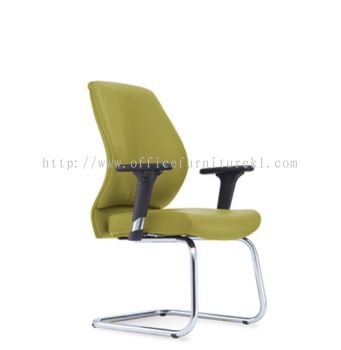 VISITOR EXECUTIVE CHAIR | LEATHER OFFICE CHAIR BUKIT RAJA SELANGOR